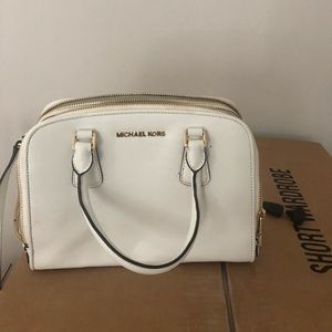 White Michael Kora handbag
